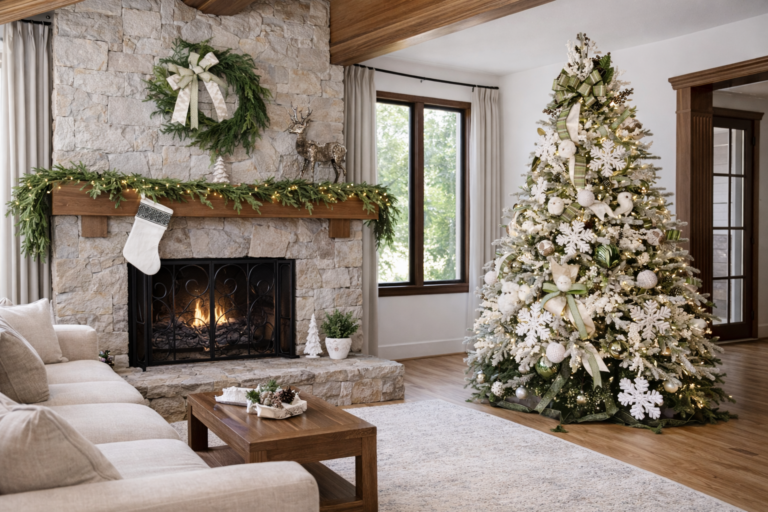 Holiday Style perfect for a mountain modern home
