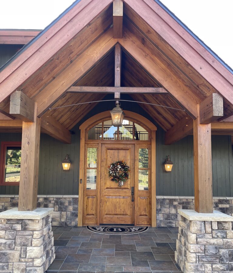 Mountain Home with high peaks that bats love to enter