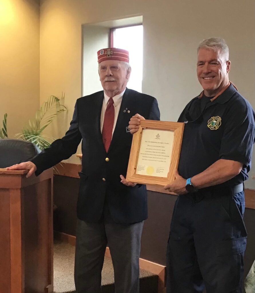 Paul Valdez with the Upper Pine Fire Department was the answer to our prayers